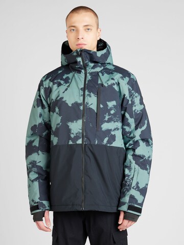 QUIKSILVER Športová bunda 'MISSION' - Modrá: predná strana