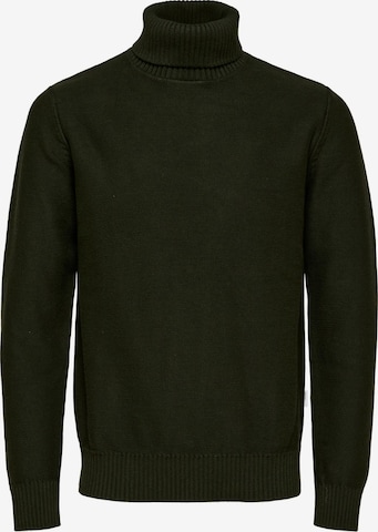 SELECTED HOMME Sweater 'AXEL' in Green: front