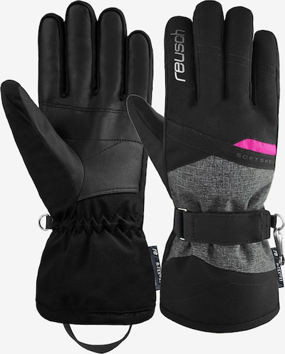 REUSCH Sporthandschuhe in grau / schwarz, Produktansicht