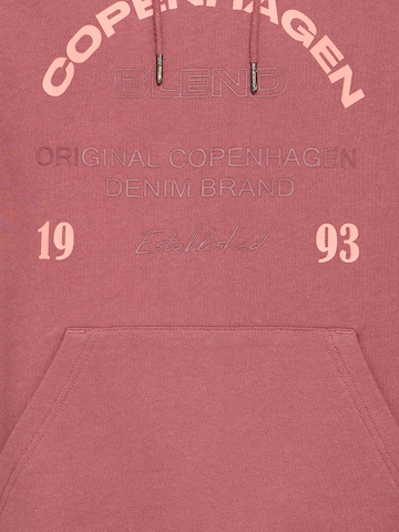 BLEND Sweatshirt 'BHKAREL' in Rot