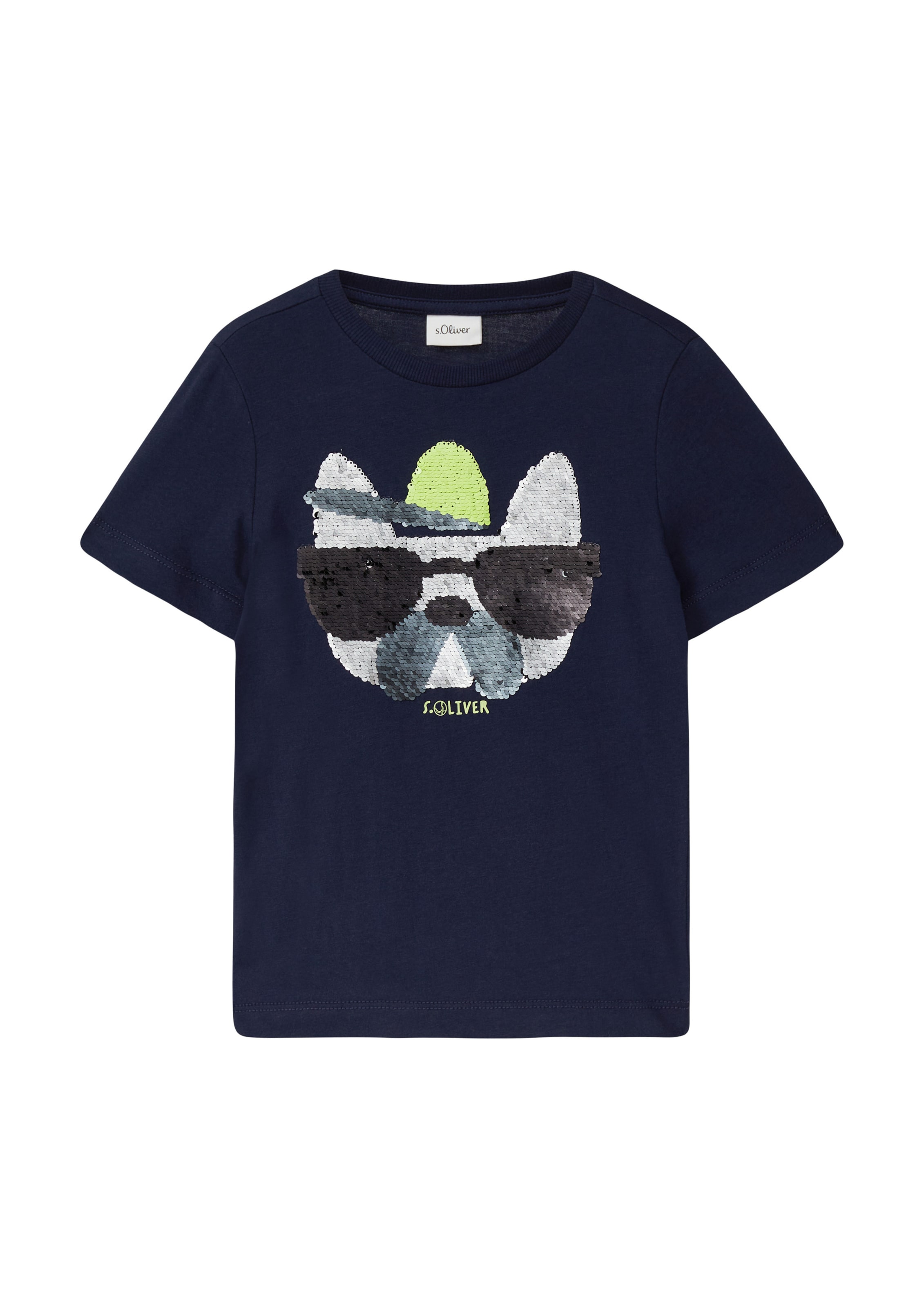 T-Shirt s.Oliver en bleu : devant