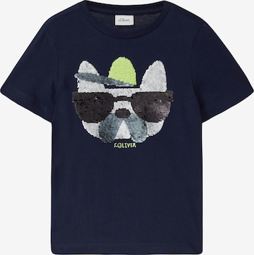 T-Shirt s.Oliver en bleu : devant