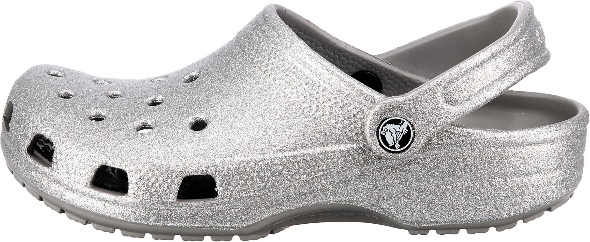 Clogs 'Classic' di Crocs in argento