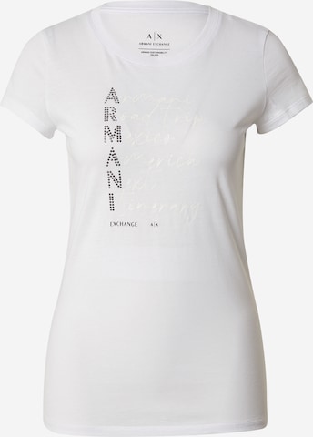 ARMANI EXCHANGE Póló - fehér: elől