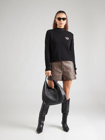 ABOUT YOU Neulepaita 'Rabea' värissä musta