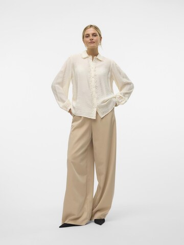 VERO MODA Bluse 'Gina' in Beige