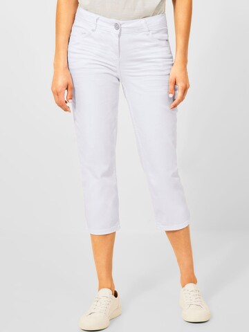 CECIL Slim fit Jeans 'Charlize' in White: front
