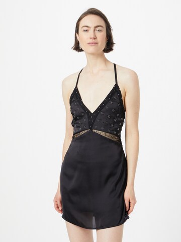Nasty Gal Ruha - fekete: elől