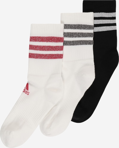 ADIDAS PERFORMANCE Sportssokker i rød / svart / sølv / hvit, Produktvisning