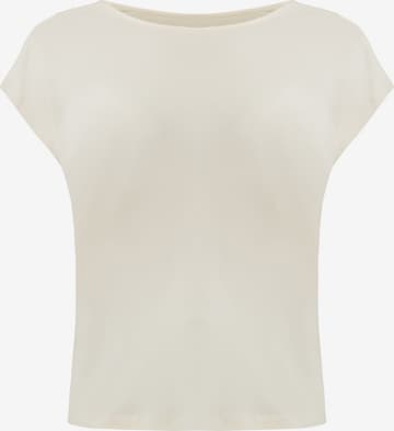 Tricou de la MEXX pe bej: față