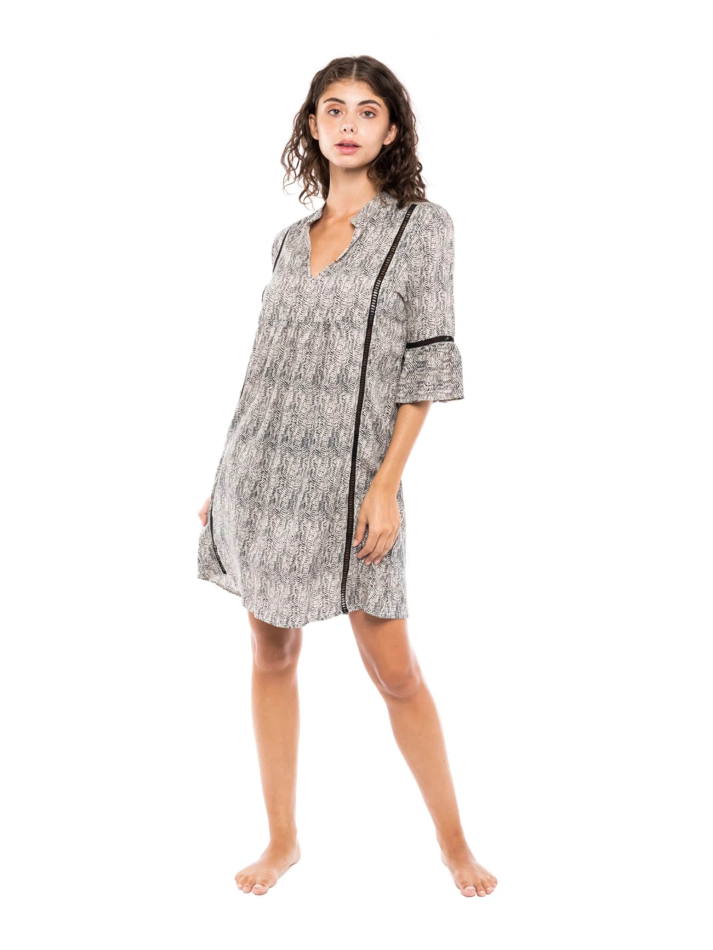 Pink Label - Vestido de verão 'BEACHWEAR AFRICA' em preto