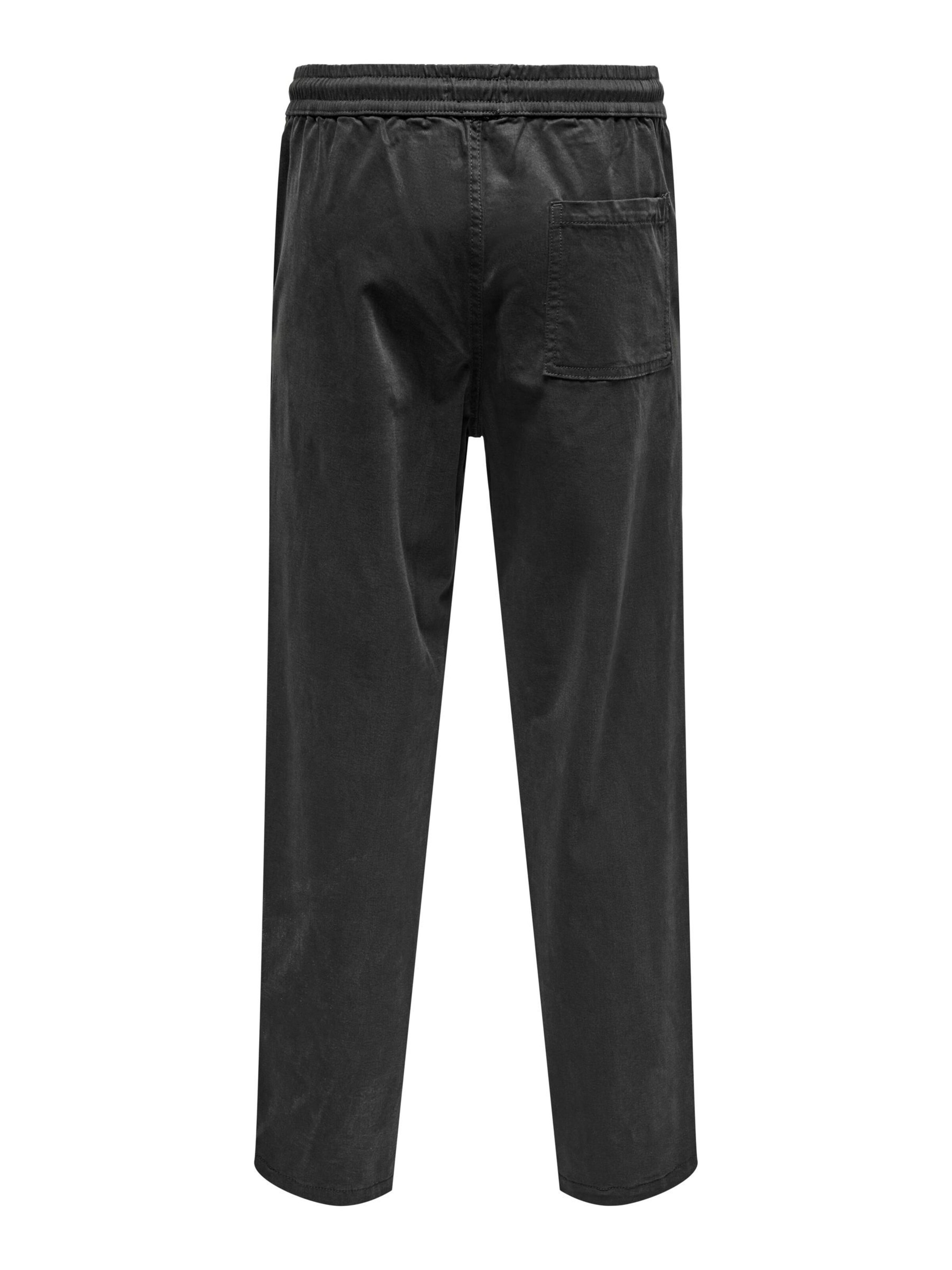 Only & Sons Regular Broek 'ONSSinus' in Zwart