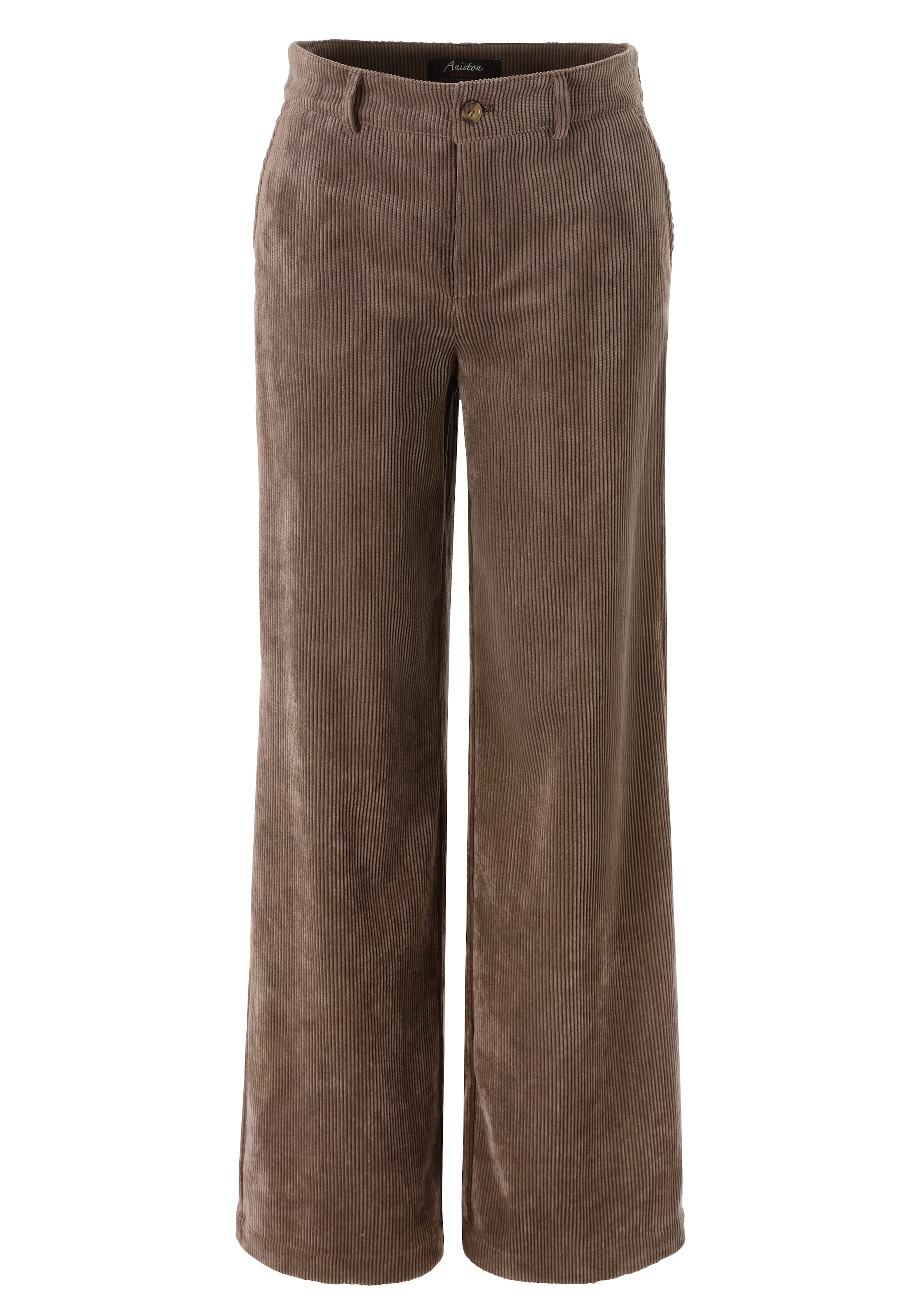 Aniston CASUAL Wide Leg Hose in Braun: Vorderseite