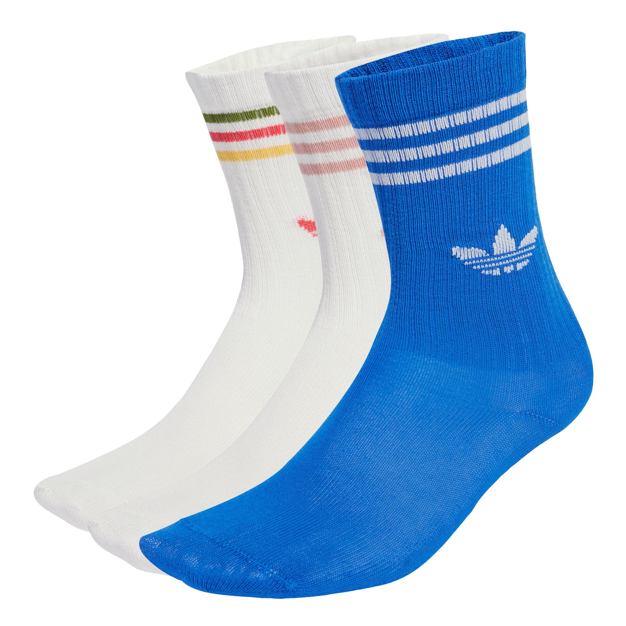 Calzino 'Crew 3 Pairs' di ADIDAS ORIGINALS in blu: frontale