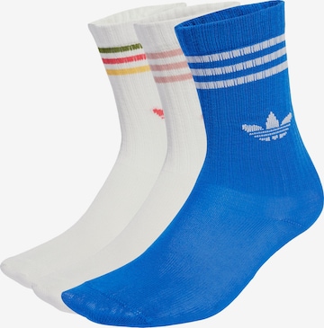 ADIDAS ORIGINALS Socks 'Crew 3 Pairs' in Blue: front