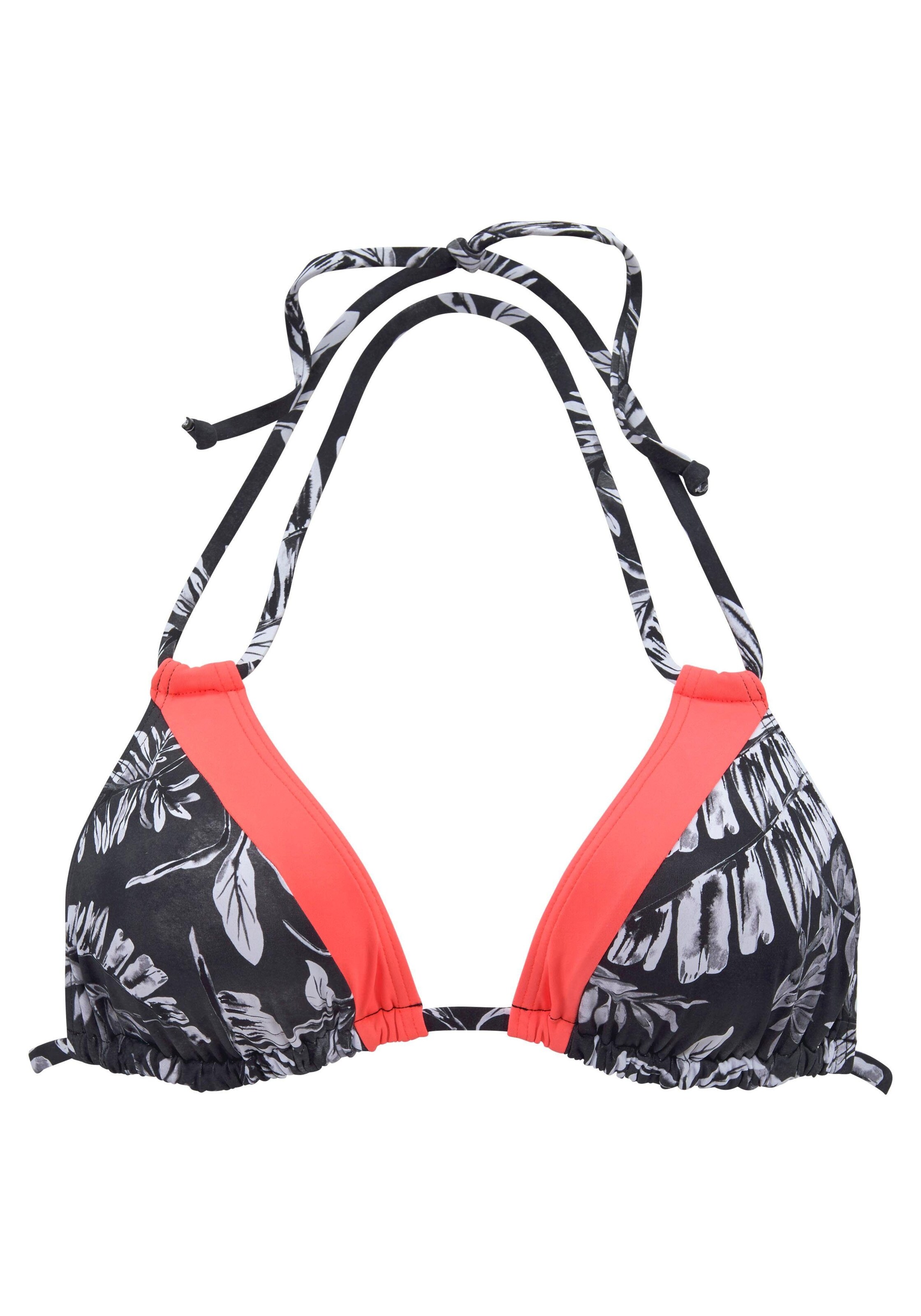 SUNSEEKER Τρίγωνο Τοπ μπικίνι σε μαύρο: μπροστά