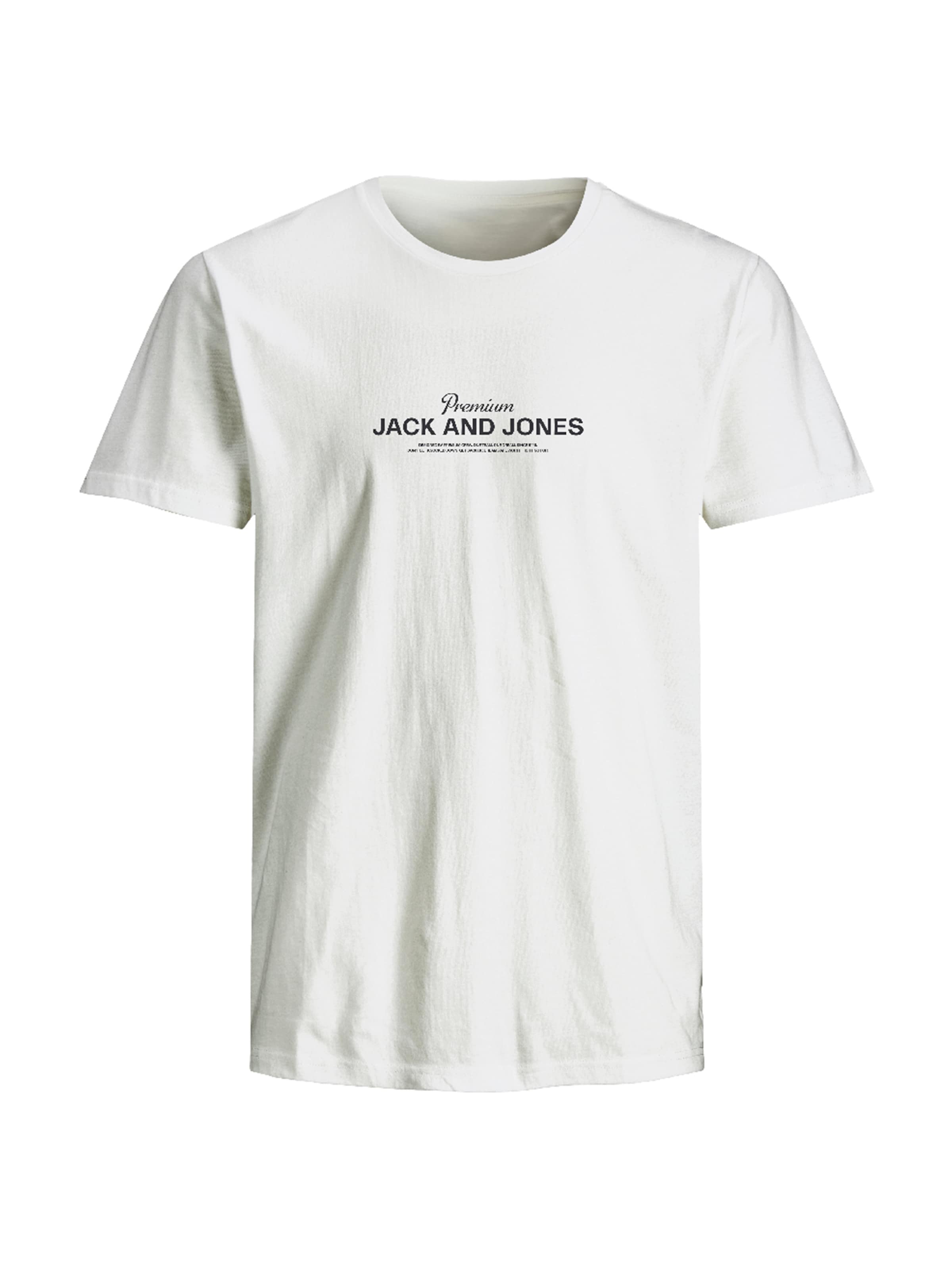 T-Shirt 'JPRBLAFERRIS' Jack & Jones Plus en blanc : devant