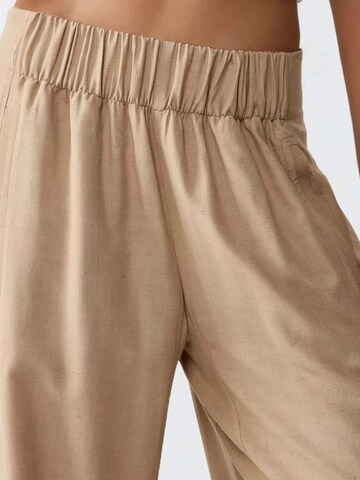 Hiccup Wide Leg Hose in Braun