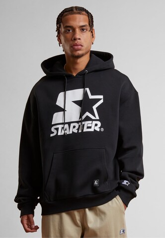 Starter Black Label Sweatshirt in Schwarz: Vorderseite