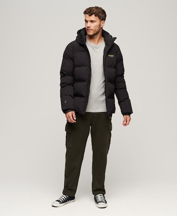 Superdry Übergangsjacke in Schwarz