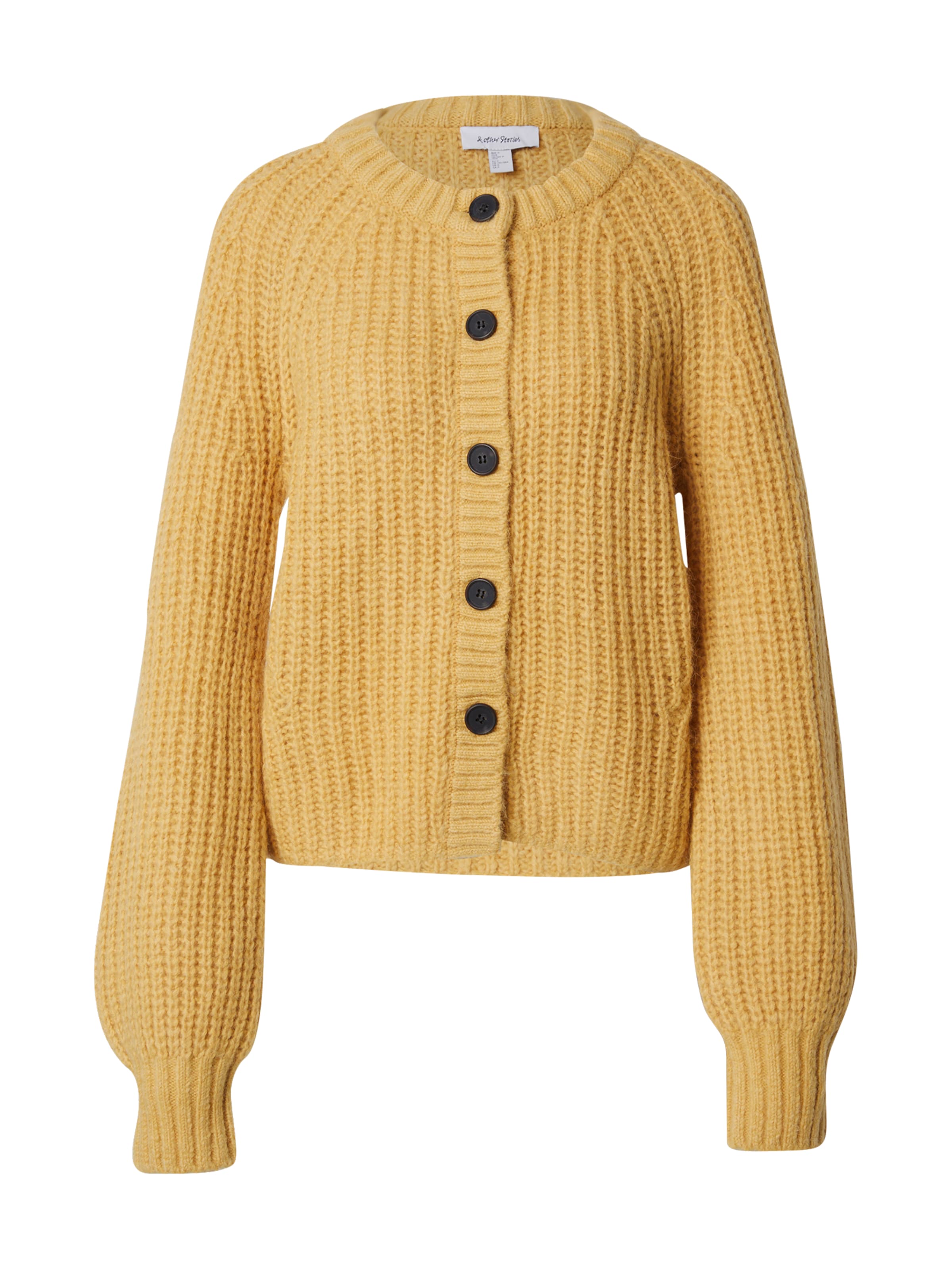 & Other Stories - Cárdigan en amarillo: frente