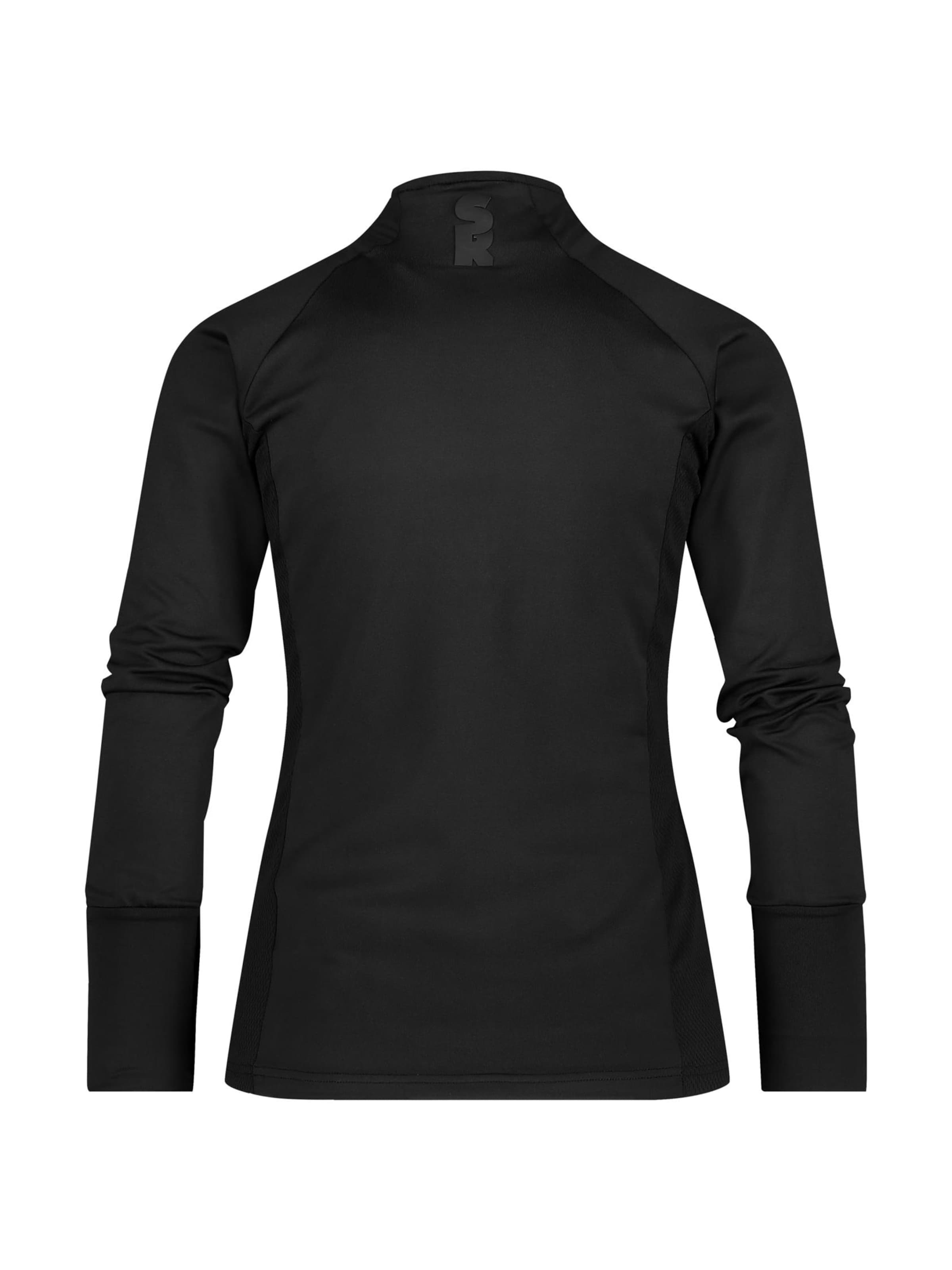 T-shirt fonctionnel 'Grace' SUPERREBEL® GEAR en noir