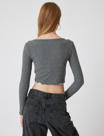 Koton Knit cardigan in Grey