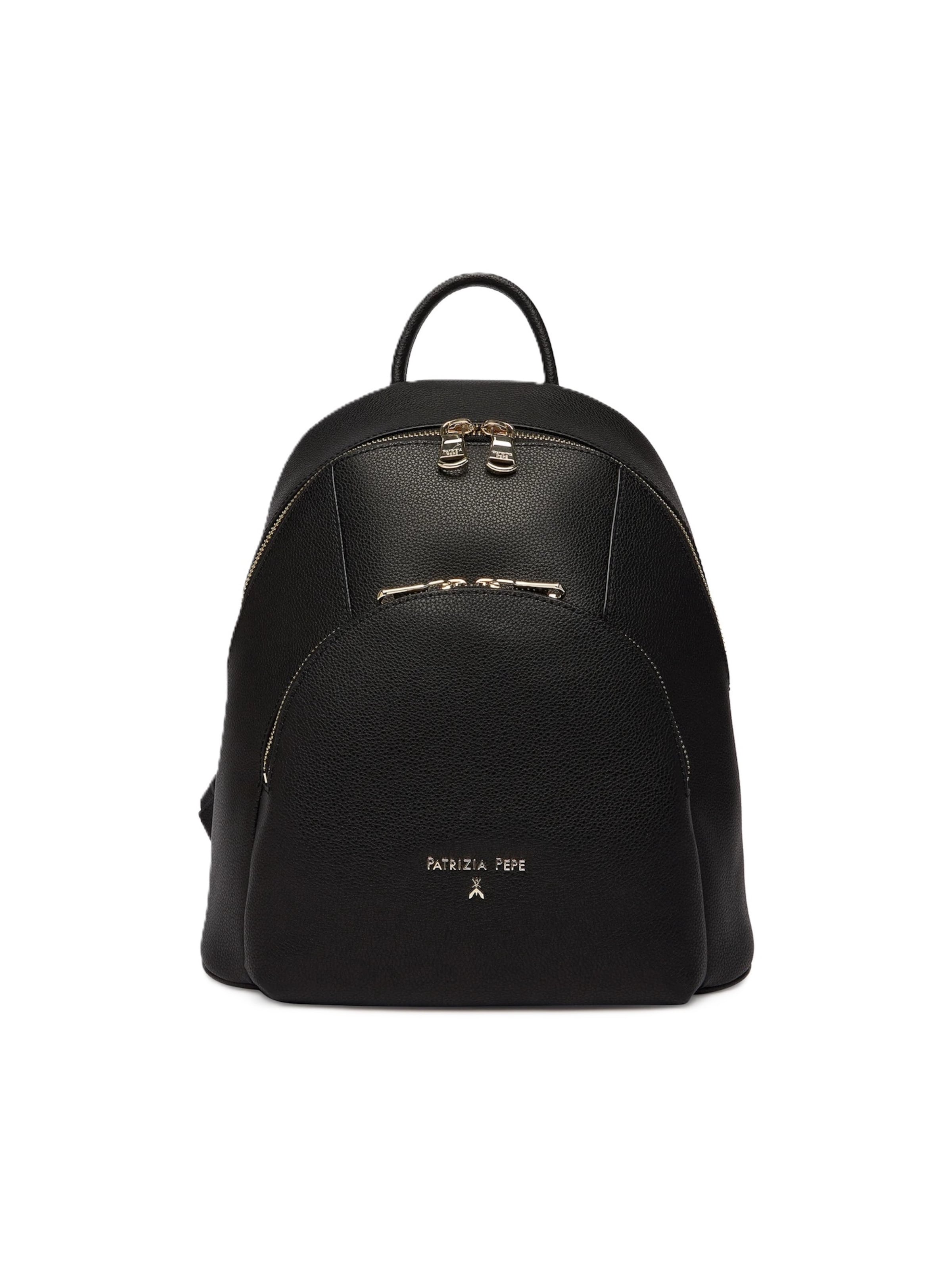 PATRIZIA PEPE Rucksack '8B0325/L001' in Schwarz: Vorderseite