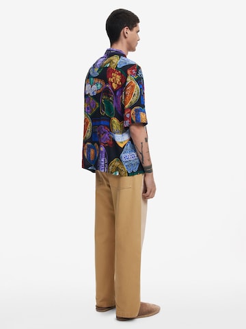 Desigual Regular Fit Hemd in Schwarz
