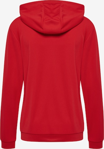 Hummel Athletic Zip-Up Hoodie 'AUTHENTIC PL' in Red