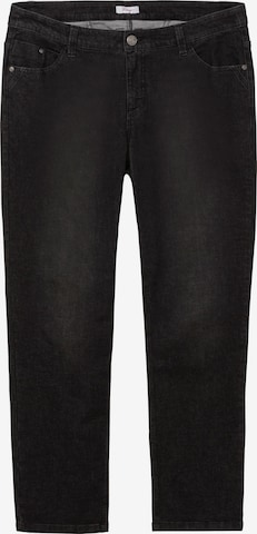 SHEEGO Liibuv Teksapüksid, värv must: eest vaates