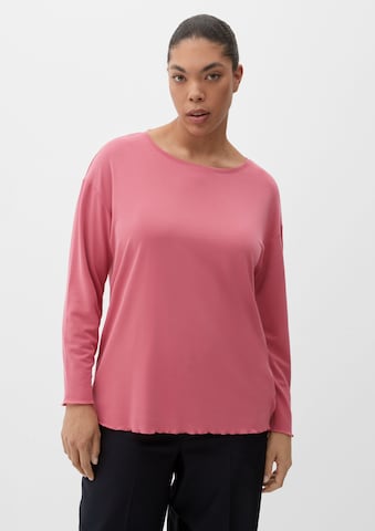 TRIANGLE Shirt in Roze: voorkant