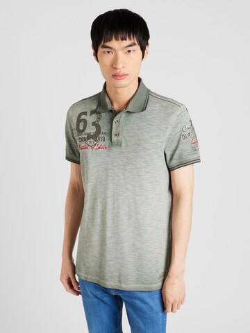 CAMP DAVID Poloshirt in Grün: Vorderseite