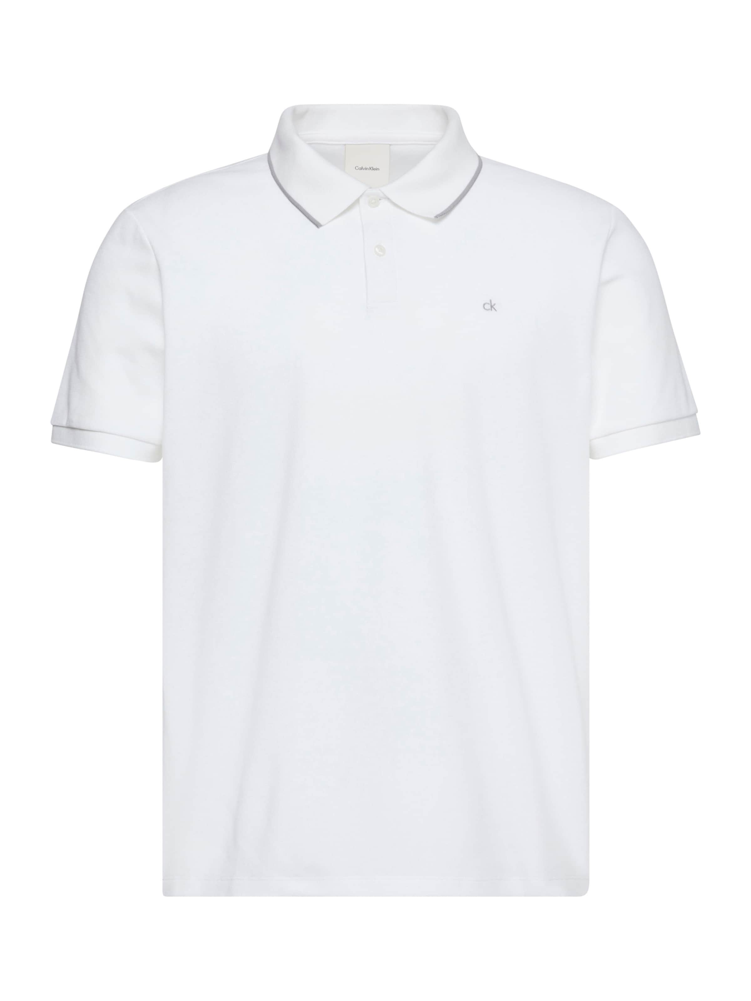 Calvin Klein Μπλουζάκι σε λευκό: μπροστά