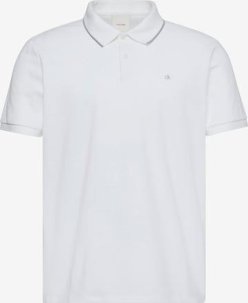 Calvin Klein Poloshirt in Weiß: Vorderseite