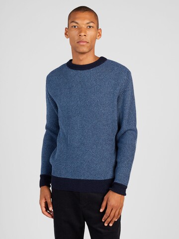 Brava Fabrics Sweter w kolorze niebieski: przód