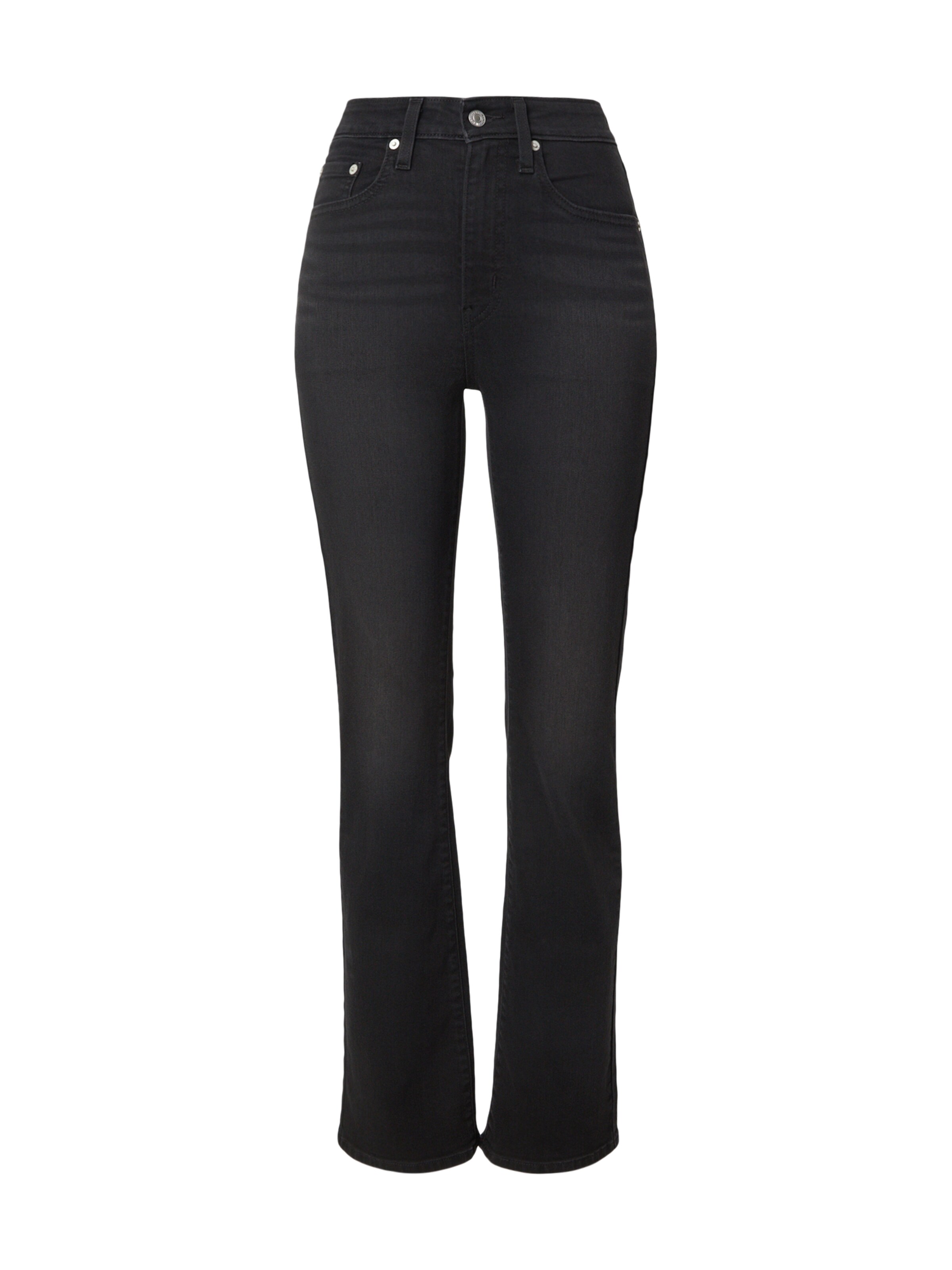 LEVI'S ® Jeans '725 HIGH RISE BOOTCUT' in Black: front