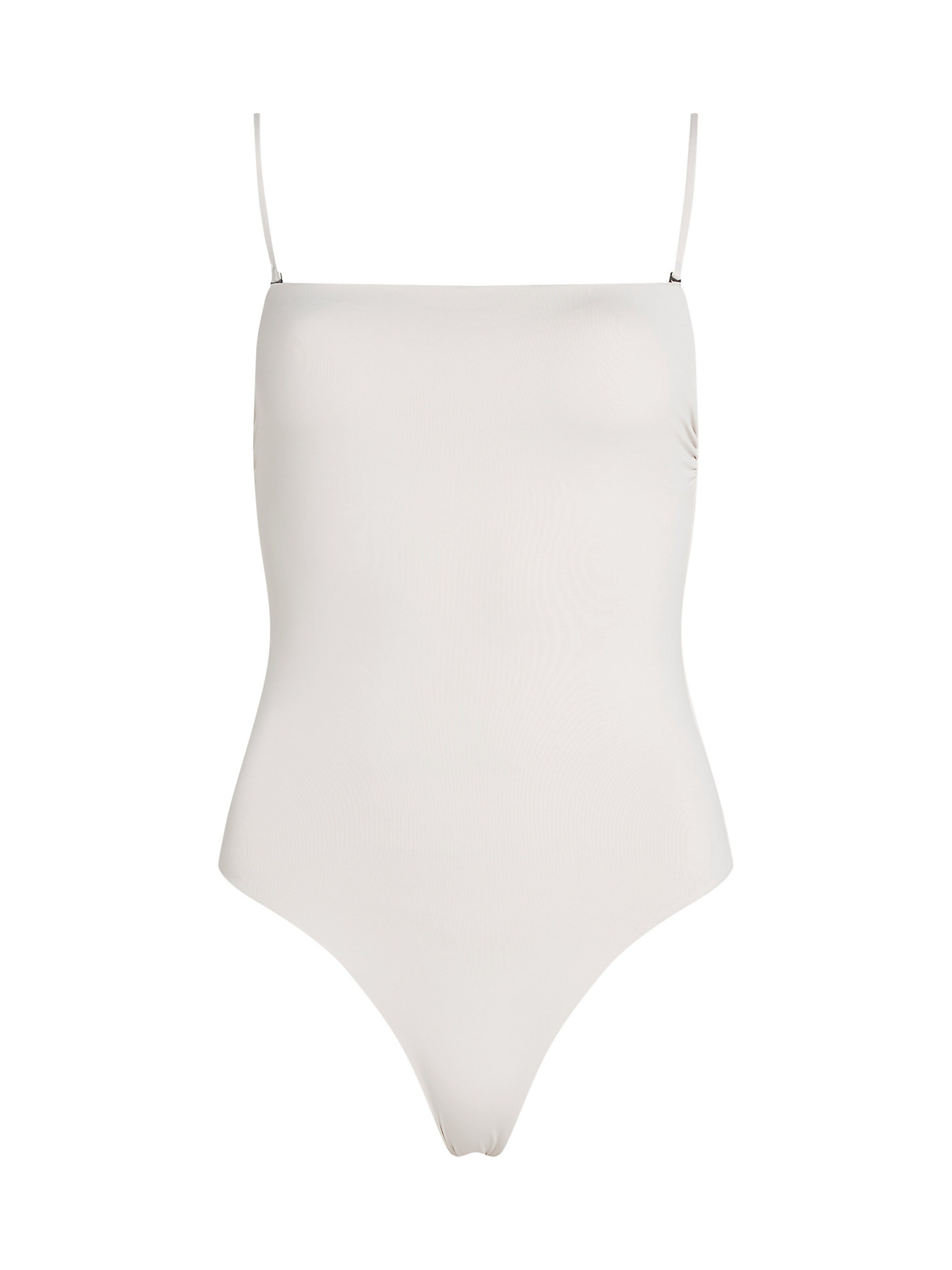 Calvin Klein Swimwear Badpak in Wit: voorkant