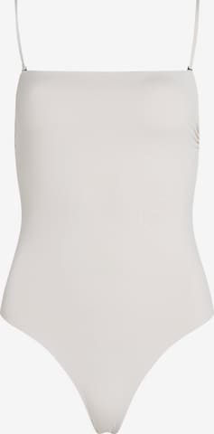 Calvin Klein Swimwear Badpak in Wit: voorkant