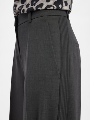 Wide Leg Pantalon à pince Cambio en noir