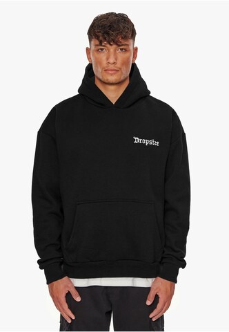 Dropsize Sweatshirt i svart: framsida