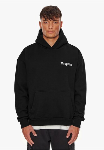 Dropsize Sweatshirt in Schwarz: Vorderseite