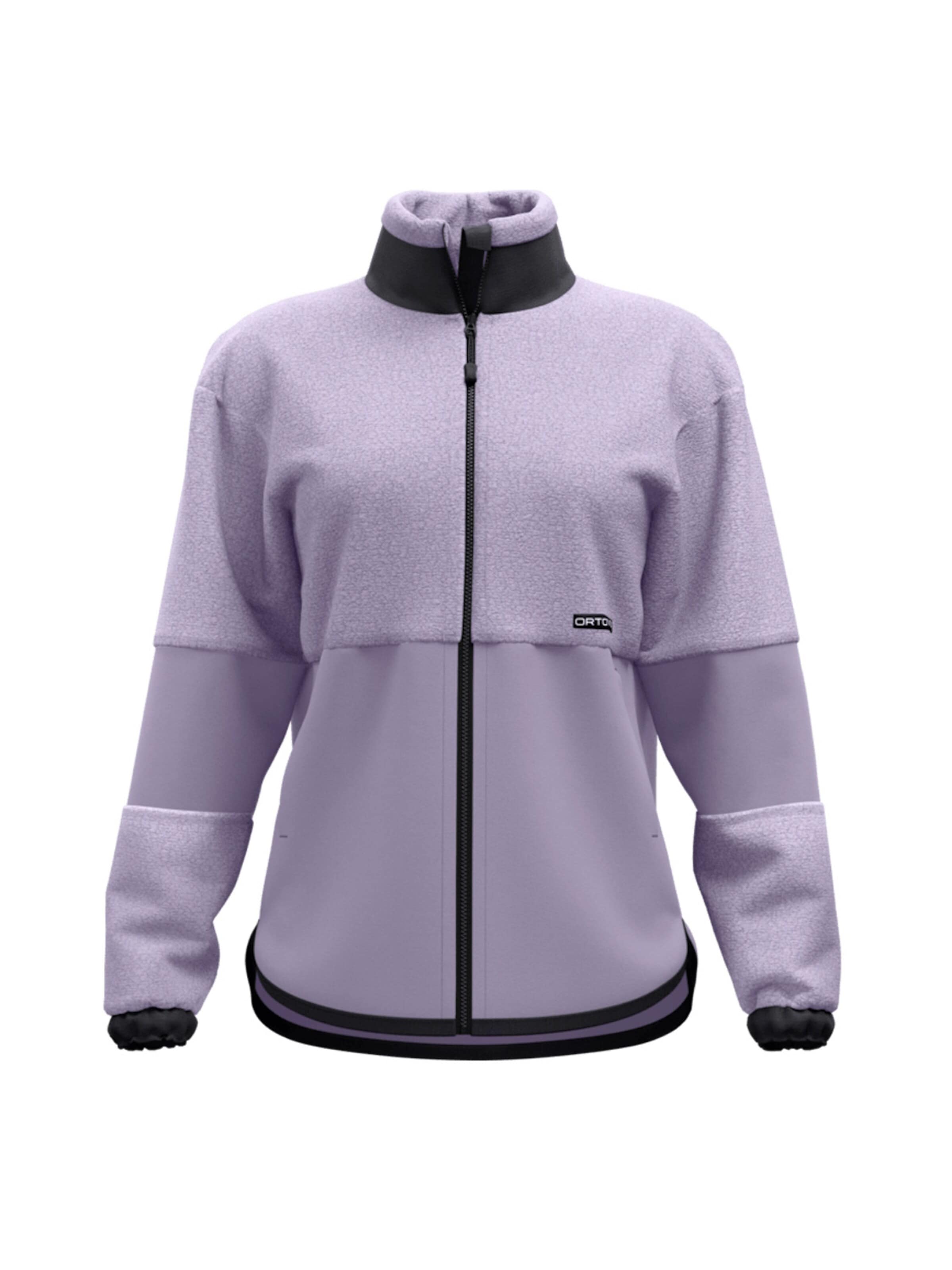 ORTOVOX Funktionsfleecejacke in Lila: Vorderseite