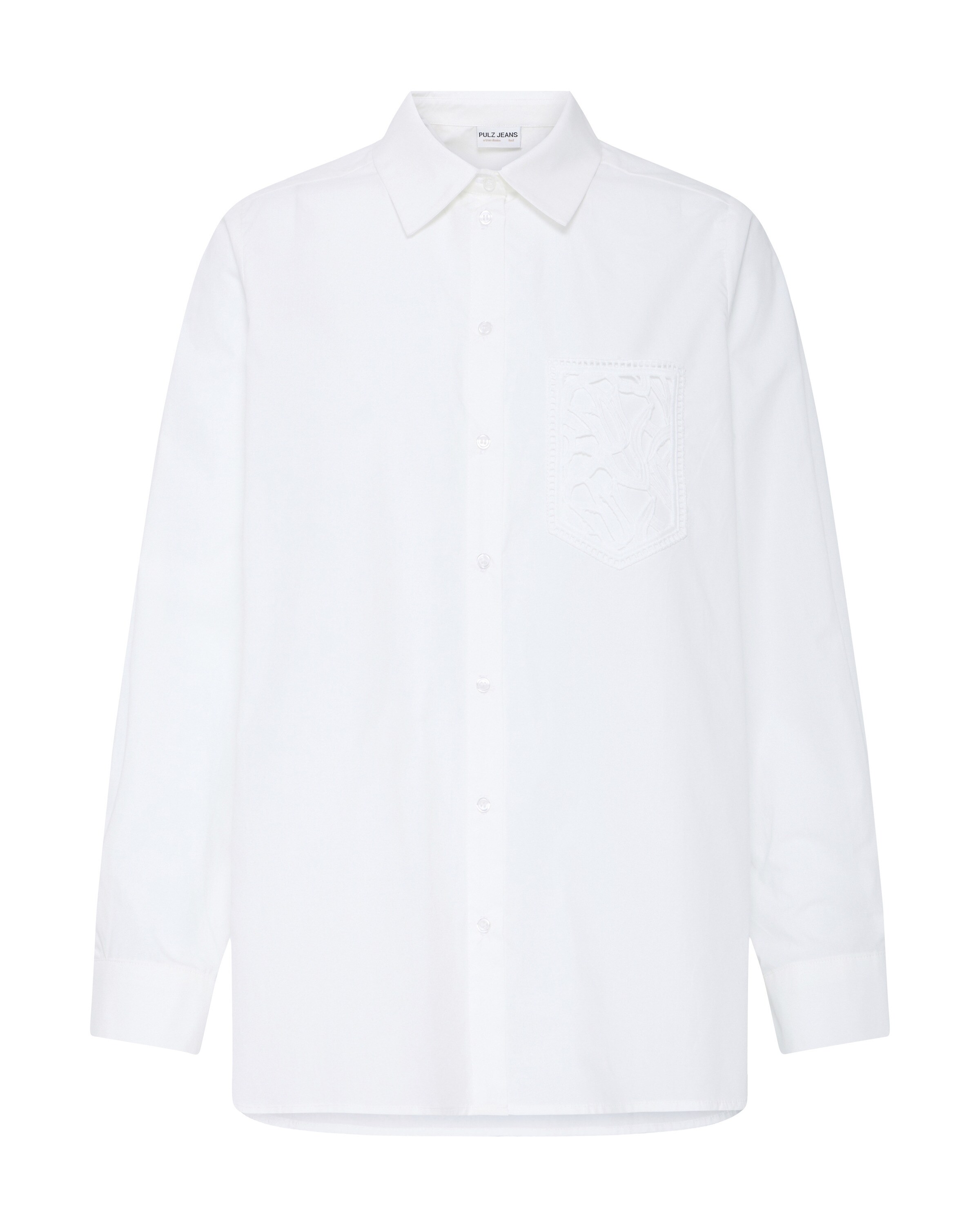 Pulz Blouse 'PZDenisa' in L in de kleur Wit, Productweergave