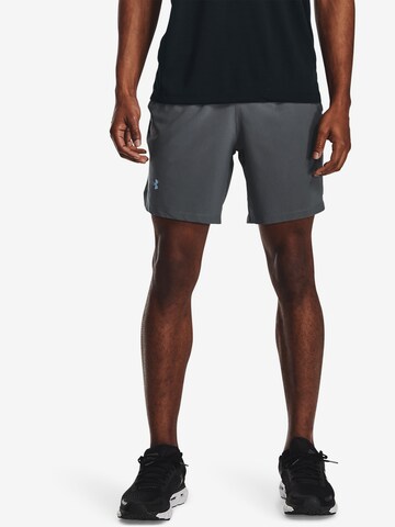 Regular Pantalon de sport 'Launch' UNDER ARMOUR en gris