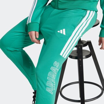 ADIDAS SPORTSWEAR Tapered Sportbyxa 'House Of Tiro' i grön