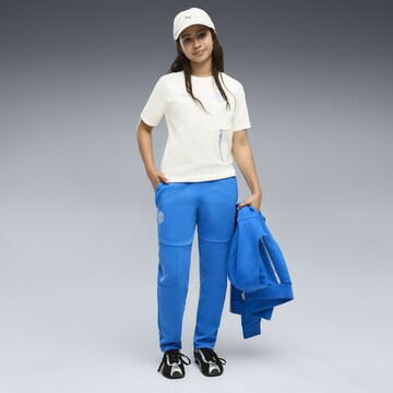 PUMA Regular Workout Pants 'Olympique De Marseille Pumatech' in Blue