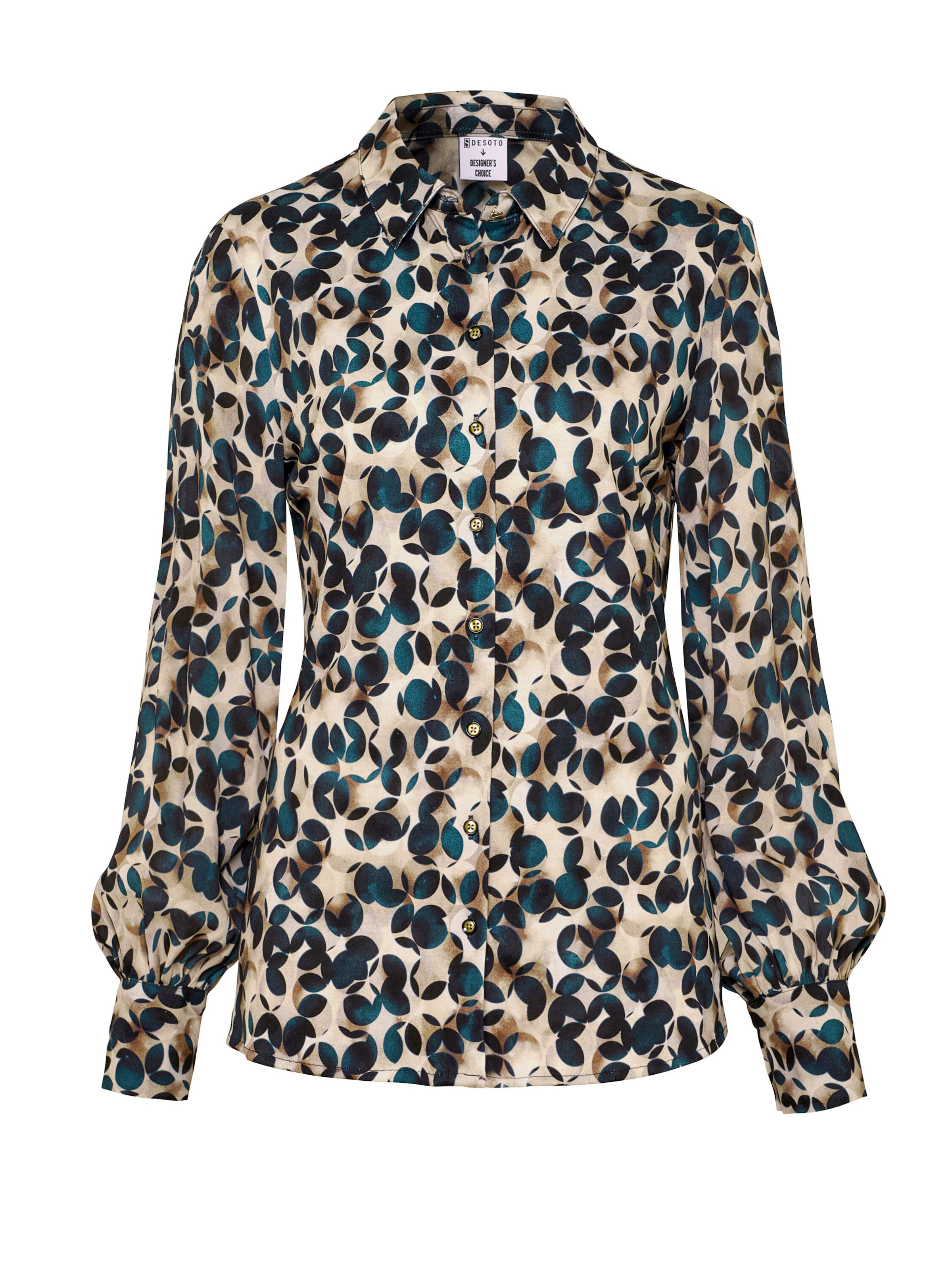 Chemisier DESOTO en beige : devant