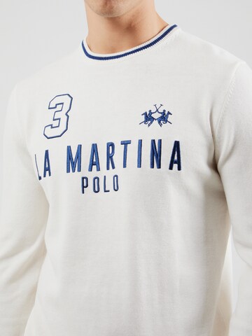 Felpa di La Martina in bianco