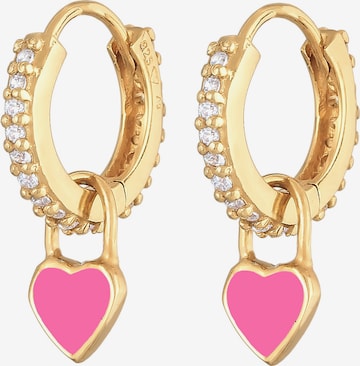 ELLI Earrings 'Herz' in Gold: front